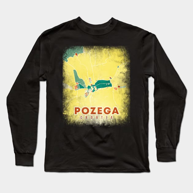 Pozega Croatia Long Sleeve T-Shirt by SerenityByAlex